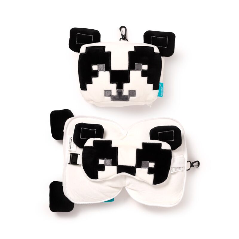Afbeelding laden in galerijviewer, Union relaxeazzz minecraft panda rond reiskussen slaapmasker

