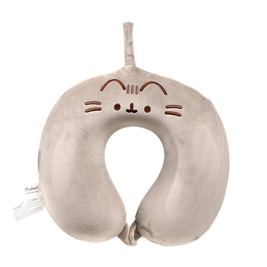 Union relaxeazzz pusheen de kat pluche memory foam nekkussen