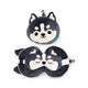 Ty relaxeazzz luna de husky berg dieren reiskussen slaapmasker