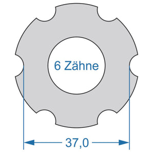Cycplus cyclus gereedschap power.tool 2-zijdig t6 37.0 t20 32.0