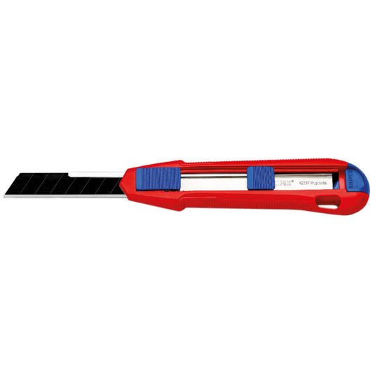 Knipex cutix universele mes stanleymes (rood blauw, incl. 2 mesbladen)