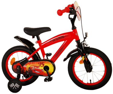 Disney autos disney cars kinderfiets - jongens - 14 inch - rood