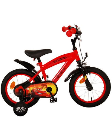 Disney autos disney cars kinderfiets - jongens - 14 inch - rood