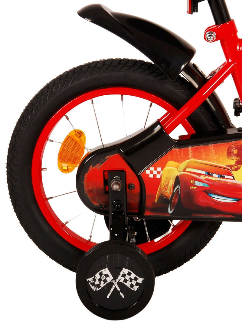 Afbeelding laden in galerijviewer, Disney autos disney cars kinderfiets - jongens - 14 inch - rood
