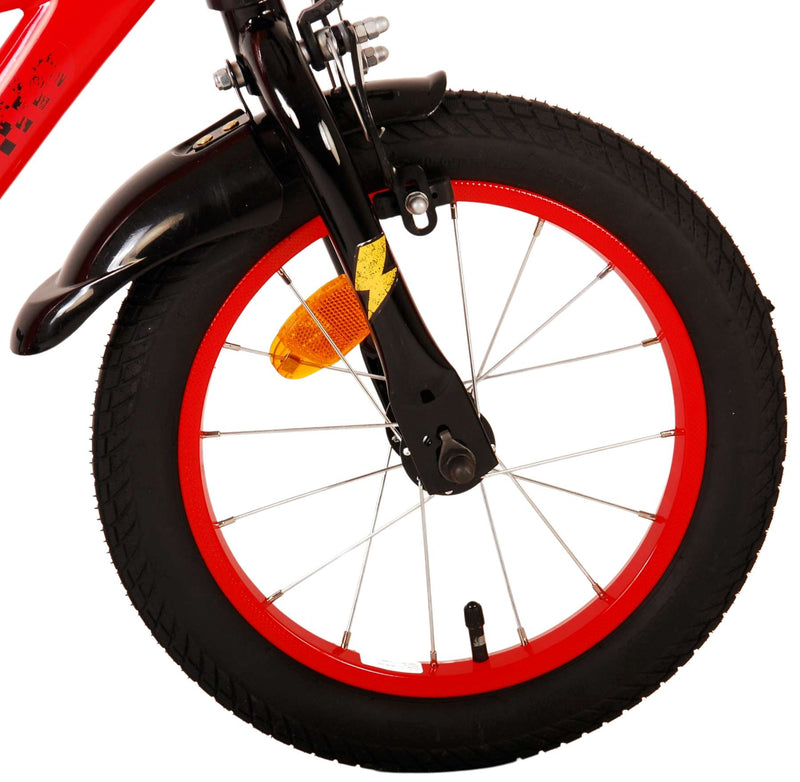 Afbeelding laden in galerijviewer, Disney autos disney cars kinderfiets - jongens - 14 inch - rood
