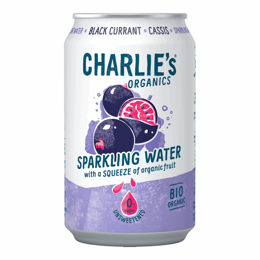 Charlie's charlie’s organic sparkling cassis bio (12x 33cl)