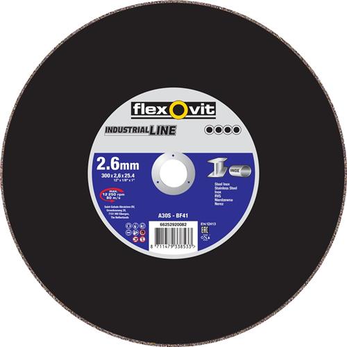Flexovit dss industrial 300x2.6x25.4 a30s t41 st rvs | 10 stuks
