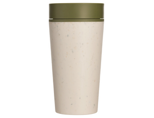 Circular Co. Koffiebeker Circular Cup 340 ml Creme Groen