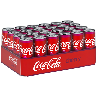 Coca-cola cherry blik (24x 33cl)