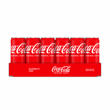Coca-cola regular blik (24x 33cl) + fanta regular (24x 33cl)