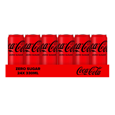Coca-cola zero blik (24x 33cl)