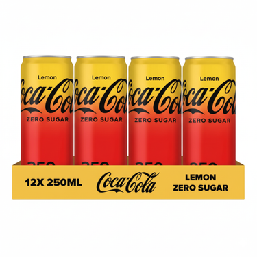 Coca-cola zero lemon blik (12x 250ml) (kopie)