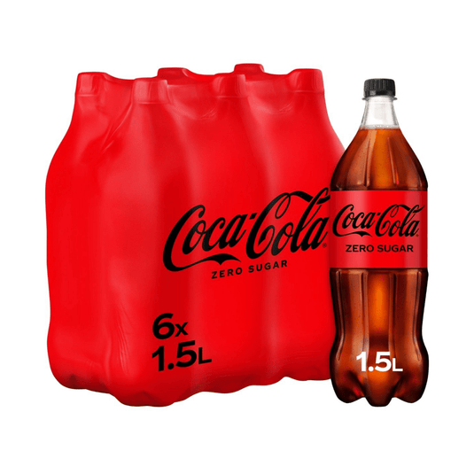 Coca-cola zero sugar pet (6x 1.5 liter)