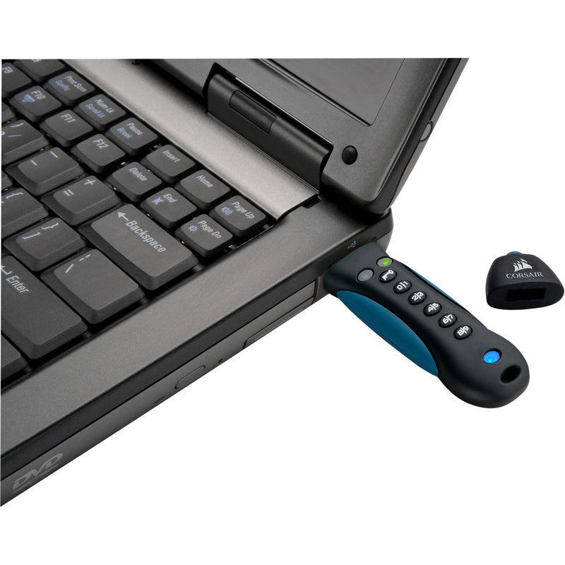 Afbeelding laden in galerijviewer, Corsair Flash Padlock 3 128GB Secure USB 3.0 Flash Drive
