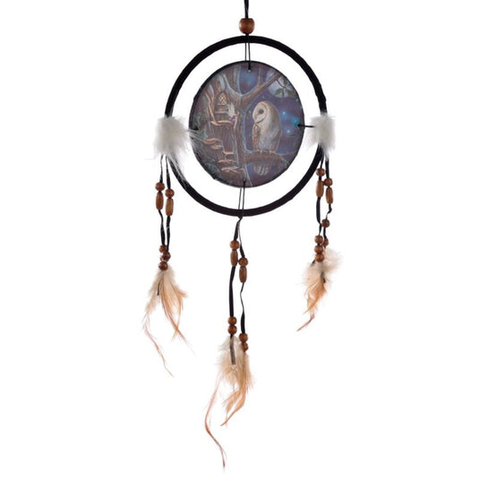 Lisa parker sprookjes uil fee dromenvanger 16cm