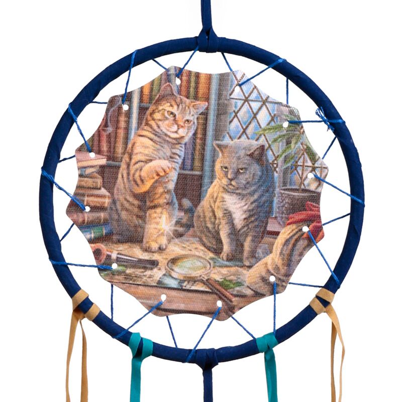 Afbeelding laden in galerijviewer, Lisa parker purrlock holmes kat dromenvanger 16cm
