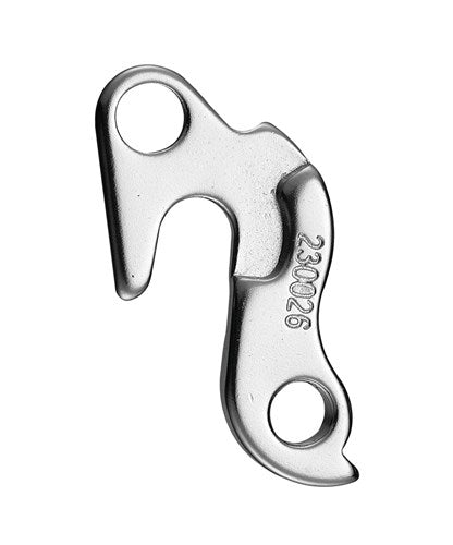 Afbeelding laden in galerijviewer, derailleurhanger GH-068 63,8 mm zilver
