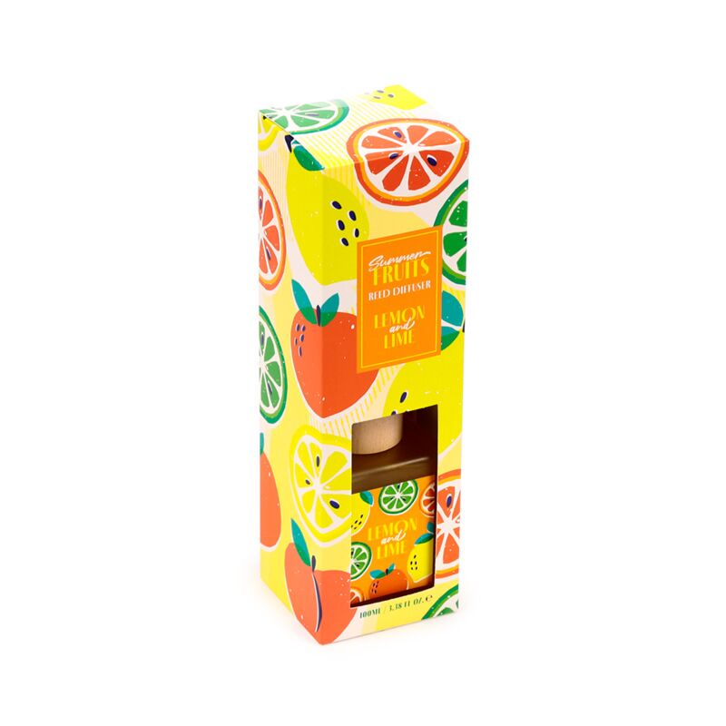 Afbeelding laden in galerijviewer, Zomer fruit citroen limoen 100ml geurstokjes
