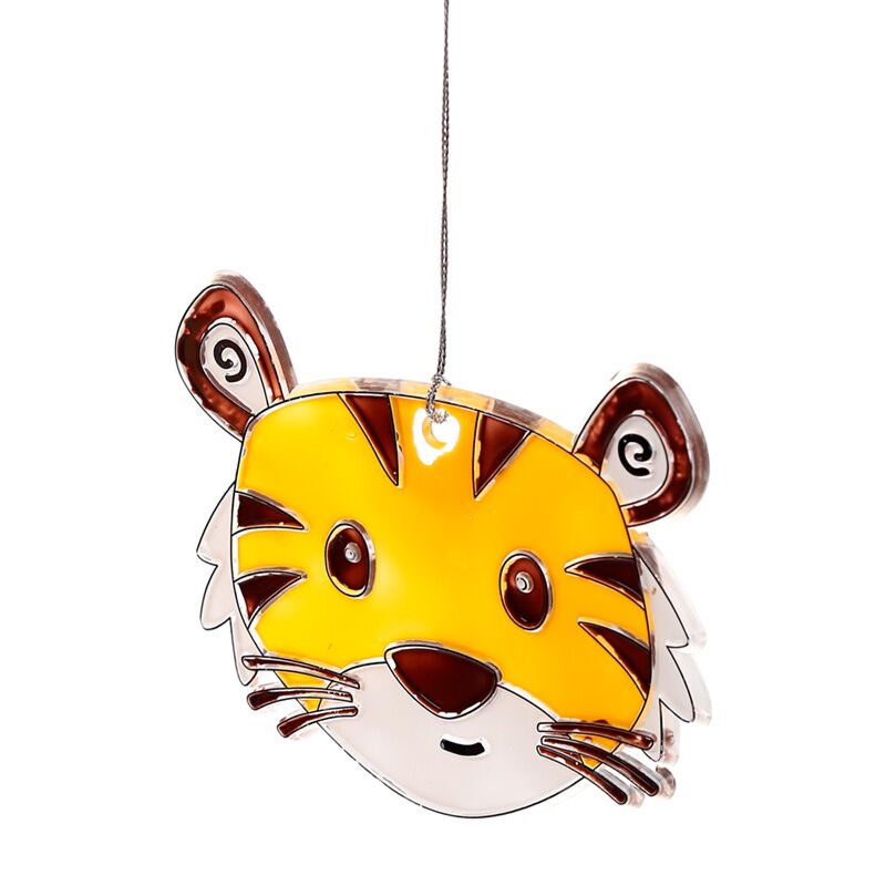 Afbeelding laden in galerijviewer, Zooniverse tijger verf je eigen suncatcher
