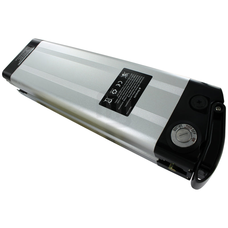 Afbeelding laden in galerijviewer, Phylion compatible fietsaccu 36 37v 14.5ah silverfish (zilver)
