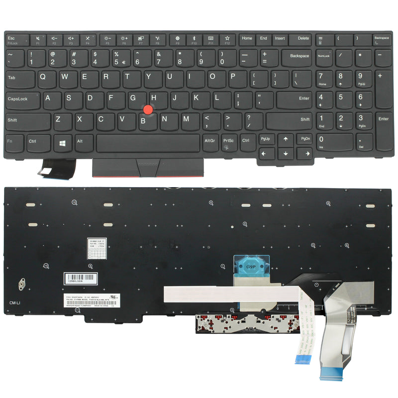 Afbeelding laden in galerijviewer, Lenovo laptop toetsenbord qwerty us
