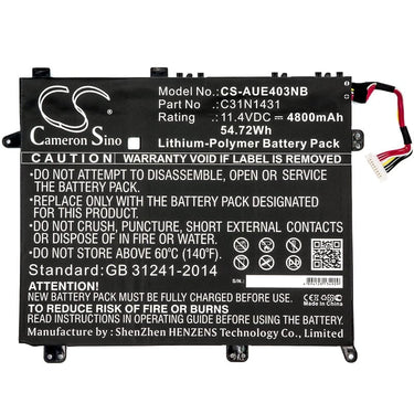 Replacement Laptop accu 4800mAh
