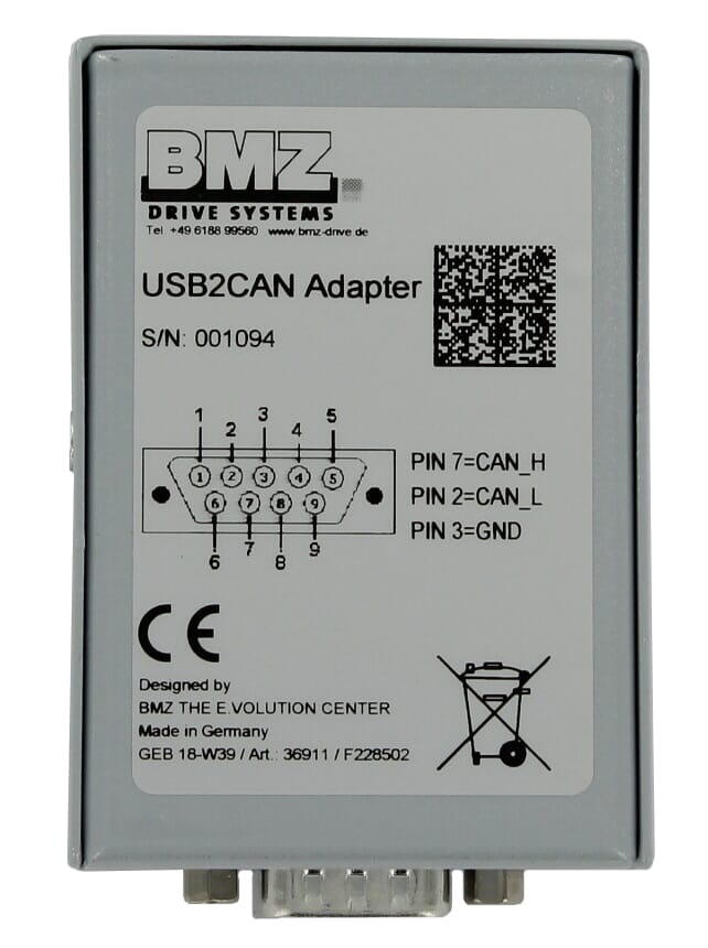 Afbeelding laden in galerijviewer, Bmz usb2can adapter set brose adapter + kabel
