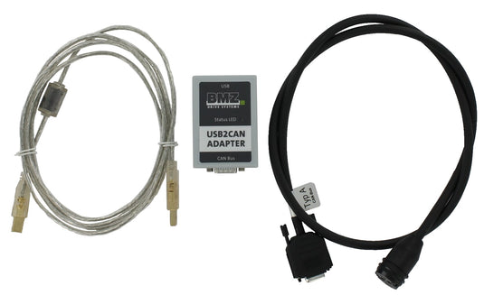 Bmz usb2can adapter set brose adapter + kabel