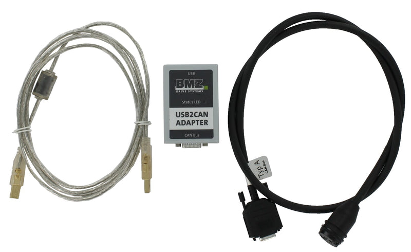 Afbeelding laden in galerijviewer, Bmz usb2can adapter set brose adapter + kabel
