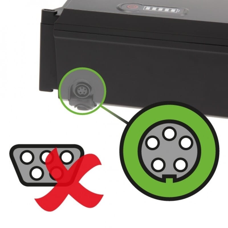 Afbeelding laden in galerijviewer, Phylion Joycube SF-06 Fietsaccu 48V 10.5Ah
