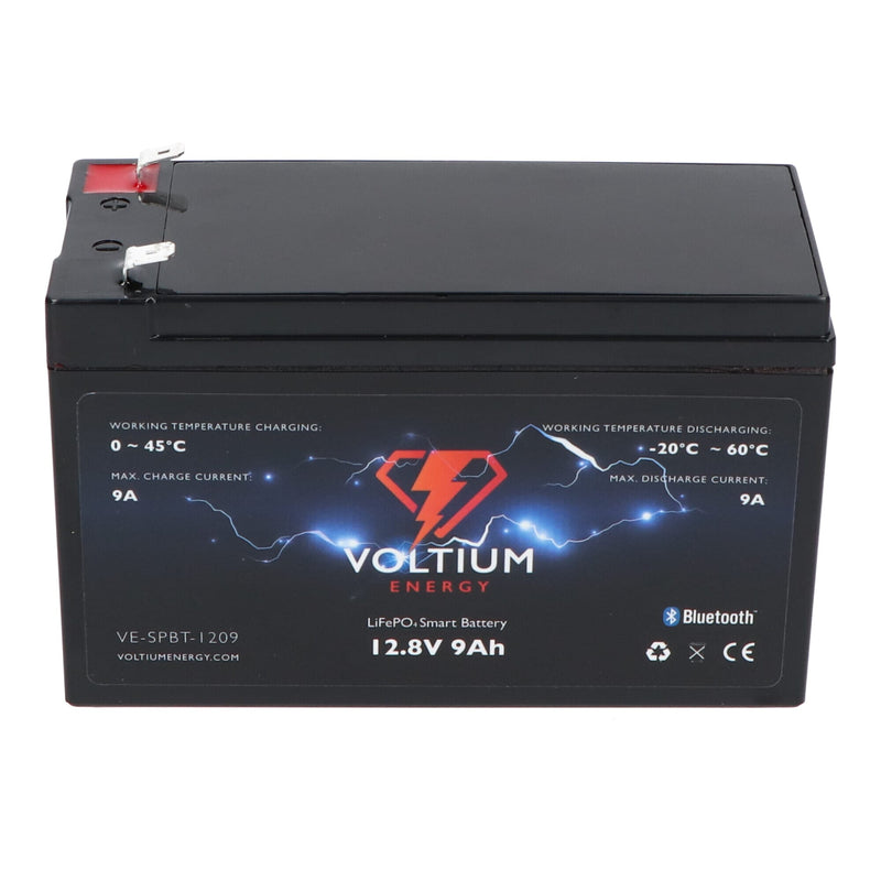 Afbeelding laden in galerijviewer, Voltium energy lifepo4 accu 12,8v - 9ah bluetooth
