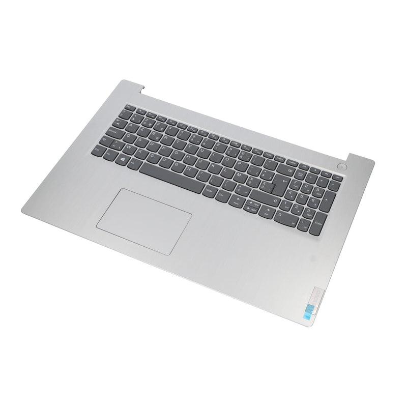 Afbeelding laden in galerijviewer, Lenovo laptop toetsenbord azerty be + top cover - grijs
