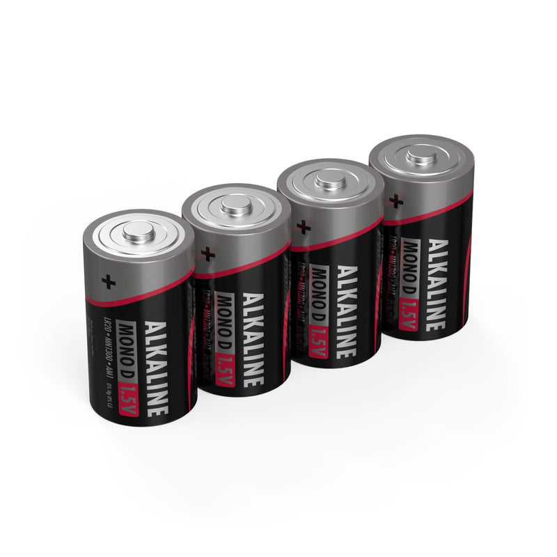 Afbeelding laden in galerijviewer, Ansmann alkaline batterij mono d lr20 4 pcs. krimpfolie
