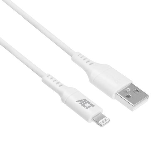 Act usb a naar lightning laad- en datakabel 2m mfi certified