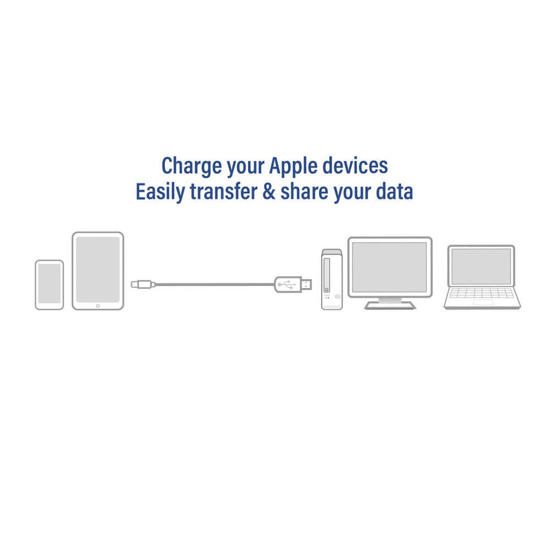 Afbeelding laden in galerijviewer, Act usb a naar lightning laad- en datakabel 2m mfi certified

