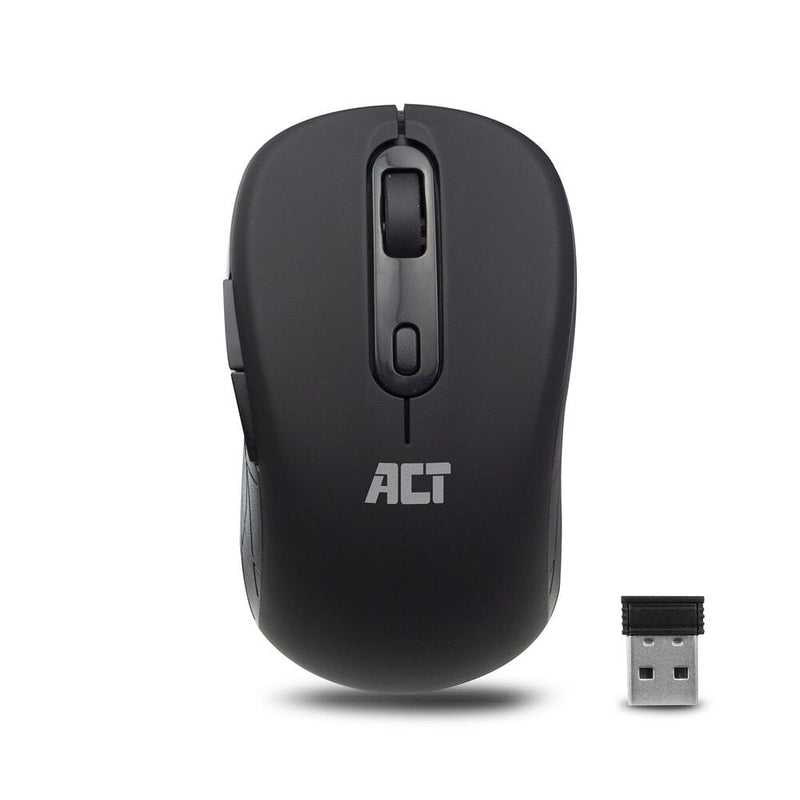Afbeelding laden in galerijviewer, Act draadloos toetsenbord en muis usb nano ontvanger qwerty
