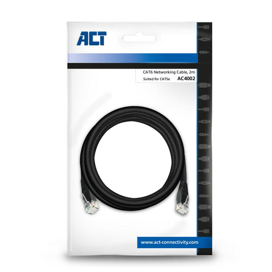 Utp act zwart 2 m