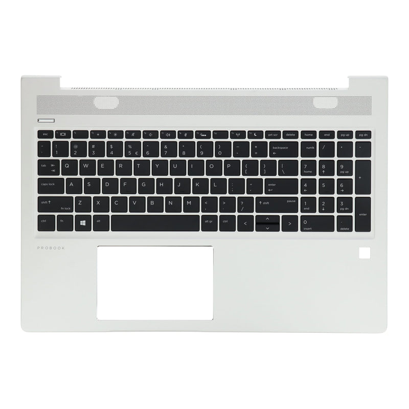 Afbeelding laden in galerijviewer, Hp laptop toetsenbord qwerty us + top cover, backlight
