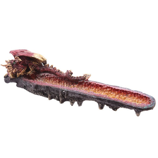 Geode draak rots wierookhouder