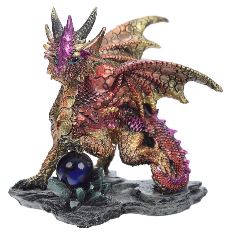 Afbeelding laden in galerijviewer, Enchanted nightmare draak - bergkristal waarzegger
