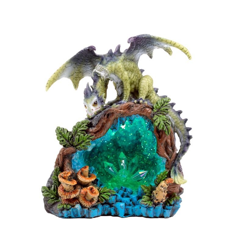 Afbeelding laden in galerijviewer, Sweet dreams baby draak led bos kristalgrot
