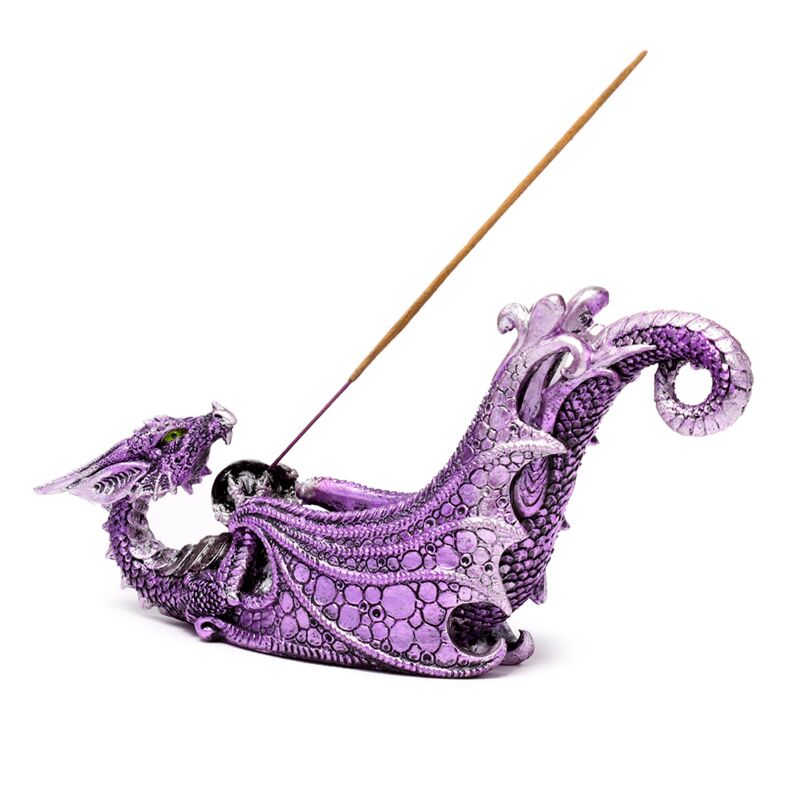 Afbeelding laden in galerijviewer, Enchanted nightmare kristal orb vleugel wierookhouder
