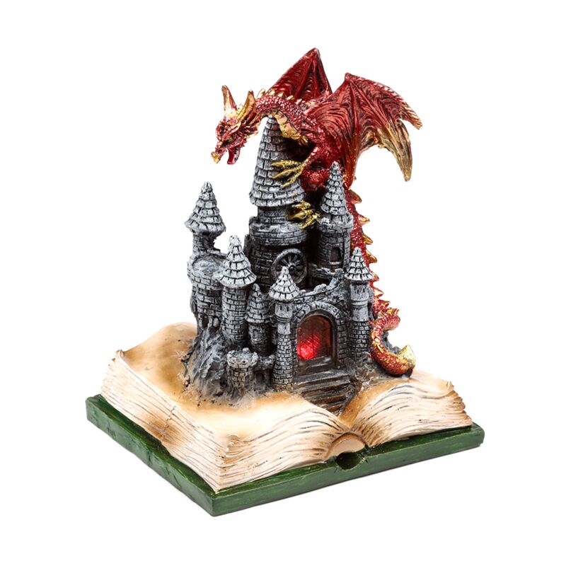 Afbeelding laden in galerijviewer, Dark legends led betoverd sprookjeskasteel aarde draak
