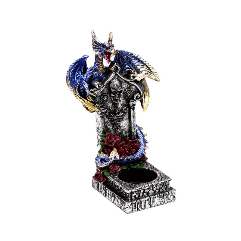 Afbeelding laden in galerijviewer, Dark legends wachter van de dood draak waxinelichthouder
