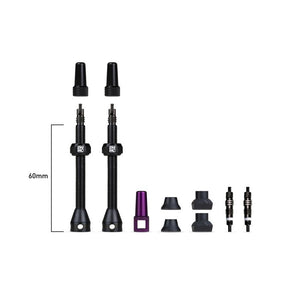 Dynamic barkeeper tubeless valves 60mm - 1set