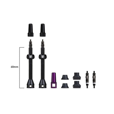 Dynamic barkeeper tubeless valves 60mm - 1set