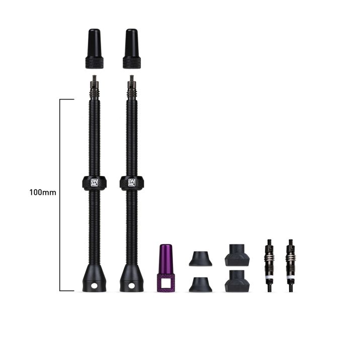 Afbeelding laden in galerijviewer, Dynamic barkeeper tubeless valves 100mm - 1set
