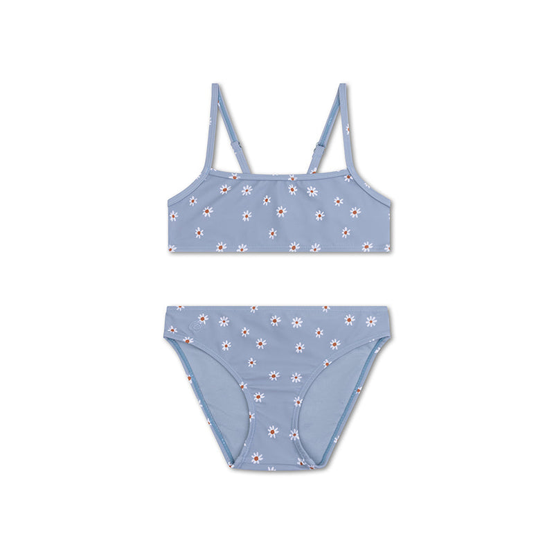 Afbeelding laden in galerijviewer, Daisy flower | blauw meisjes uv bikini
