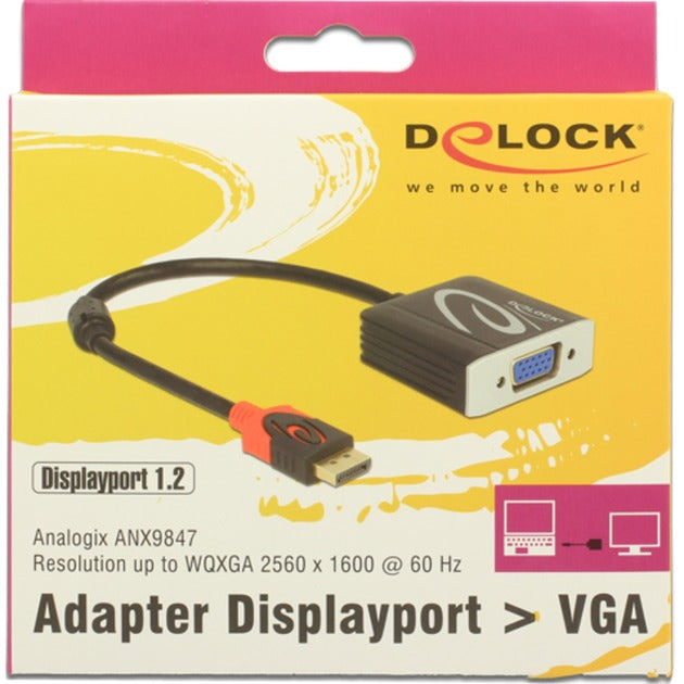 Afbeelding laden in galerijviewer, DeLOCK DisplayPort 1.2 > VGA (female)
