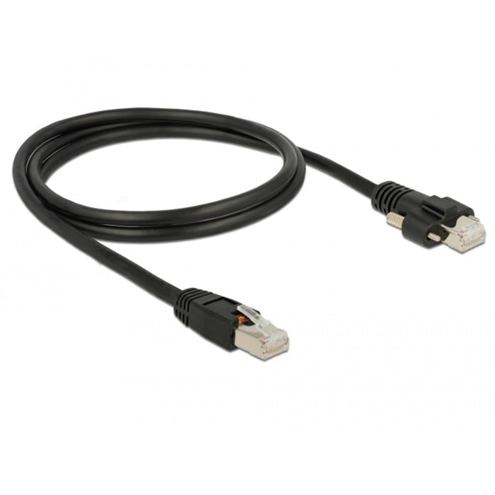 Afbeelding laden in galerijviewer, DeLOCK RJ45 plug > RJ45 plug met schroeven Cat.6 SSTP
